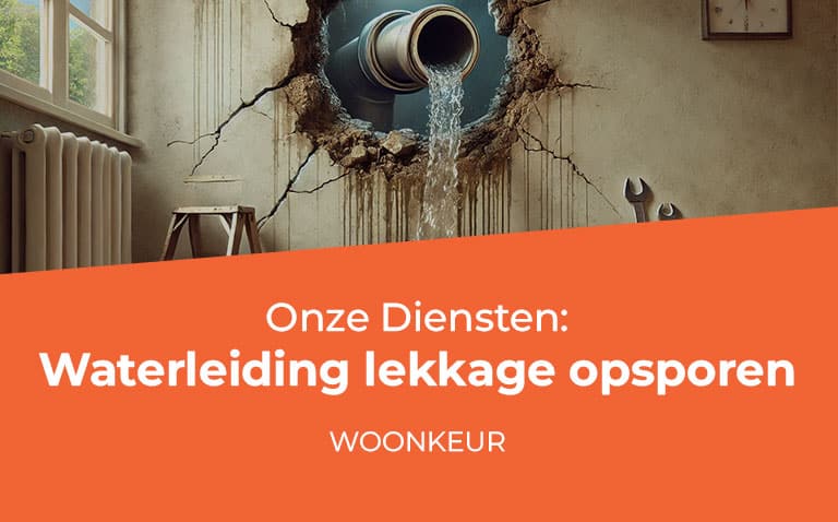 waterleiding lekkage